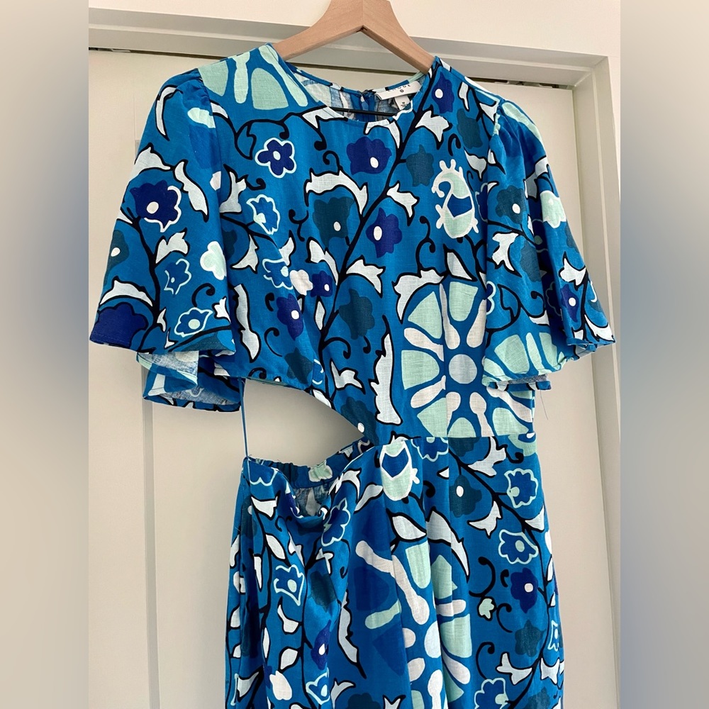 RHODE Women’s Jumpsuit Blue Zinnia Medium